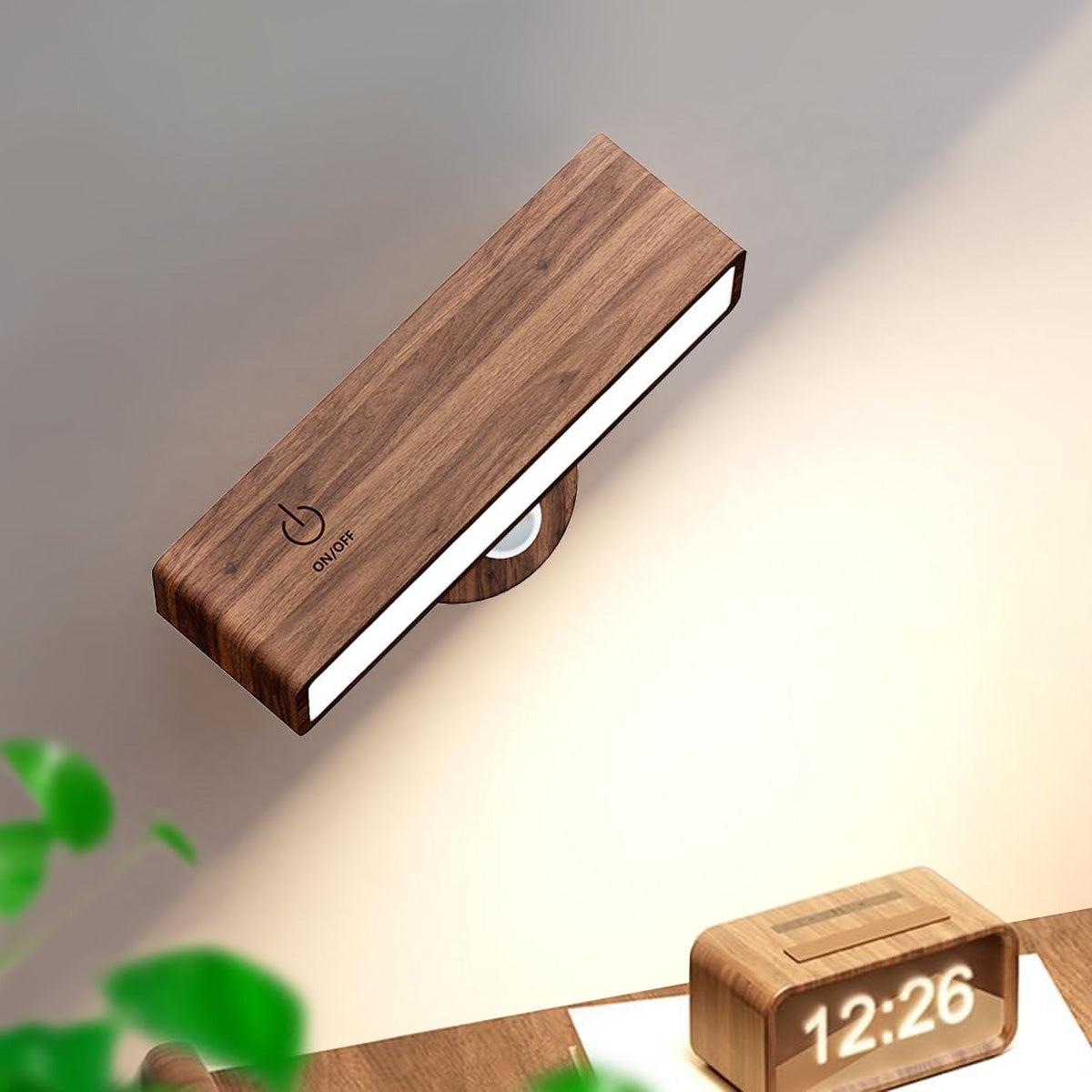 Lampe murale LED portable et rechargeable à 360