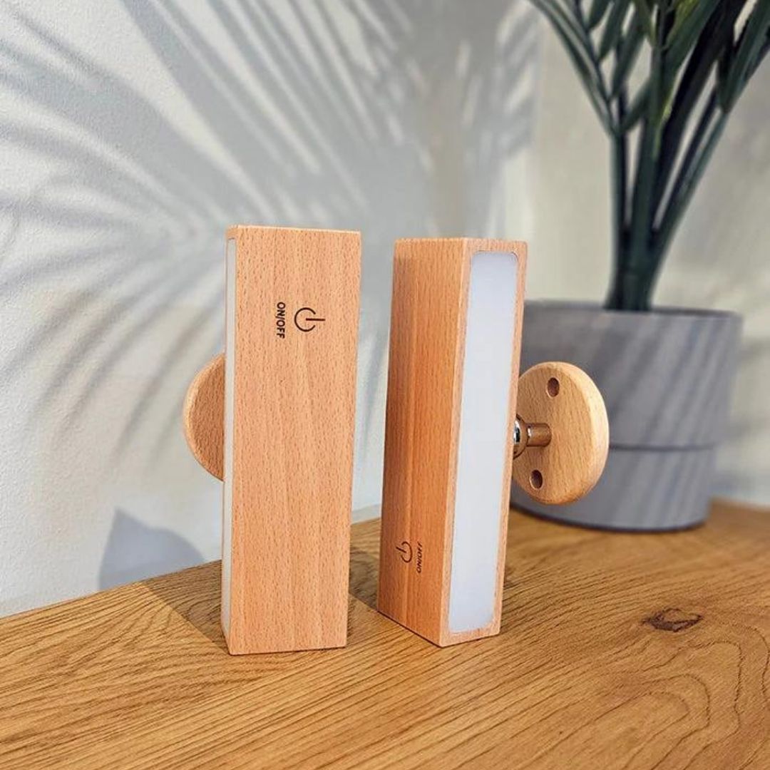 Lampe murale LED portable et rechargeable à 360