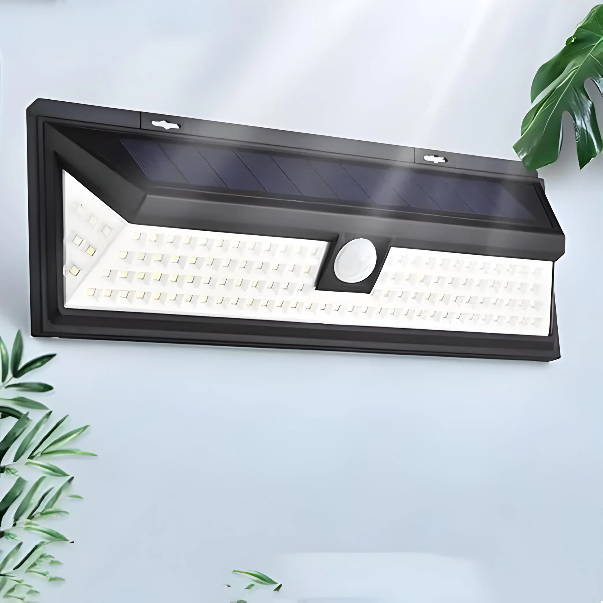Applique Solaire de Clôture à 118 LED – Luminosité de 1000 Lumens