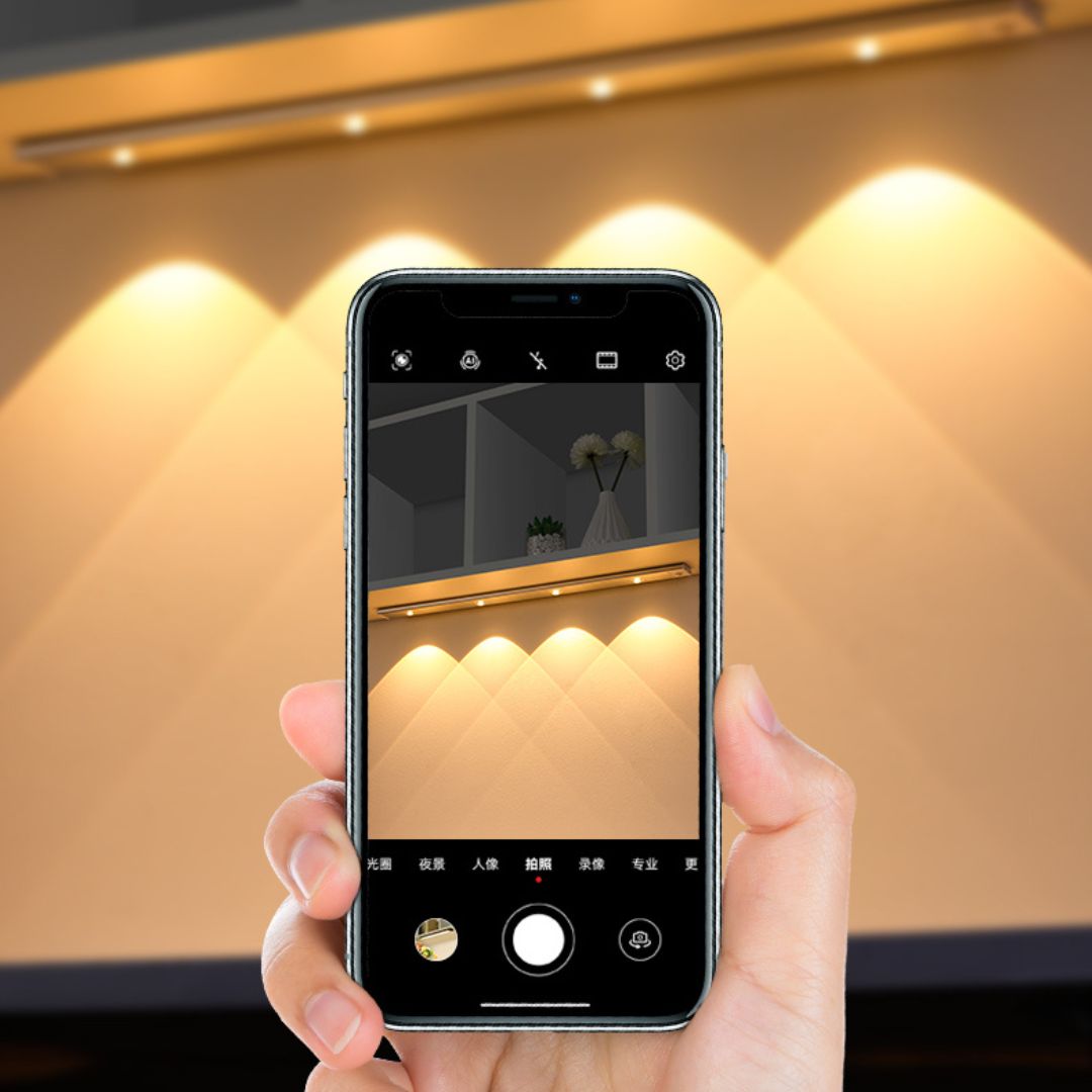 MagniGlow 2.0 - Bandes LED sans fil avec détecteur de mouvement