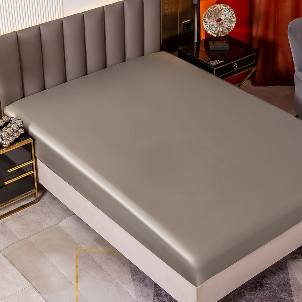 Drap-housse Satin Luxe sans couture - Sensation d'inspiration mûr