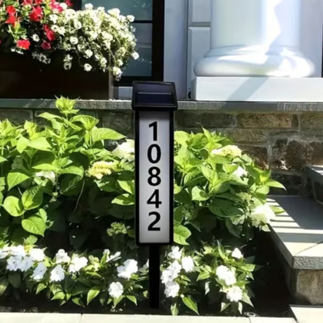 SunMark - Panneau d'adresse solaire