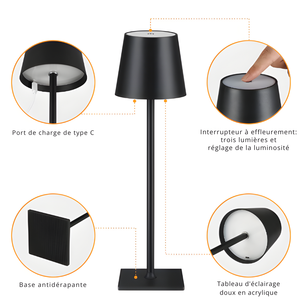 LuxAmbient - Lampe à poser sans fil