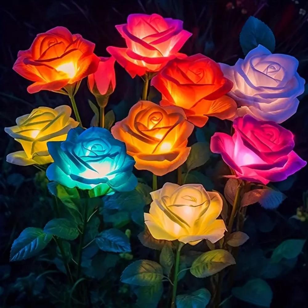 Rose - Lampes solaires