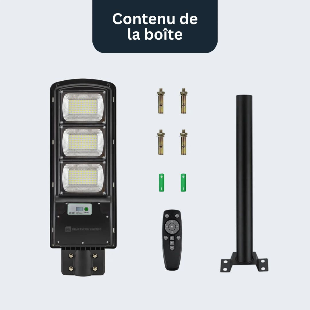 IlluminateSolarMega™ - 3 Lampes + 1 Gratuite Lampes Dolaires Ultra-Brillantes 375W/6500 Lumens