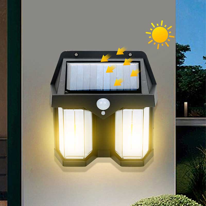 SuncrestDuo™ - Lampe solaire murale IP65