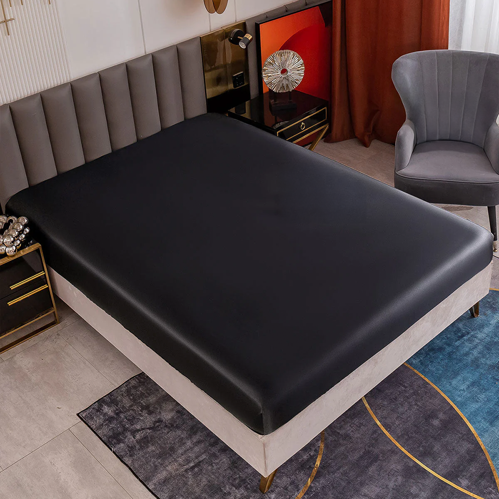 Drap-housse Satin Luxe sans couture - Sensation d'inspiration mûr