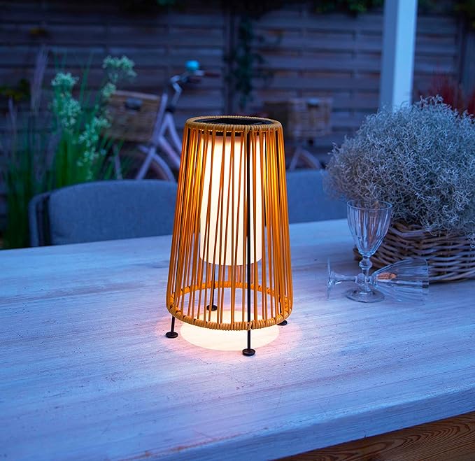 Lampadaire Solaro en rotin