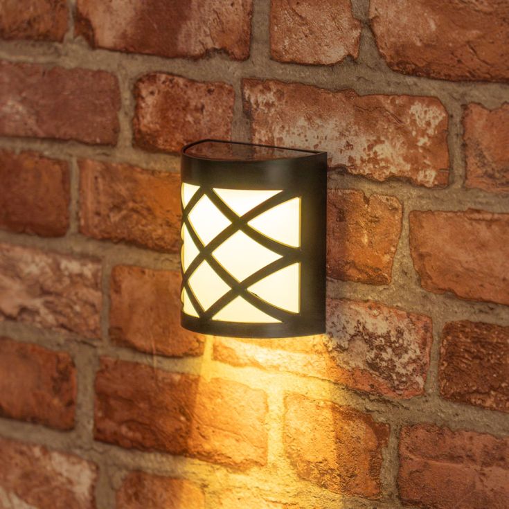 Noctura - Lampes solaires pour murs et clôtures (4 pièces)