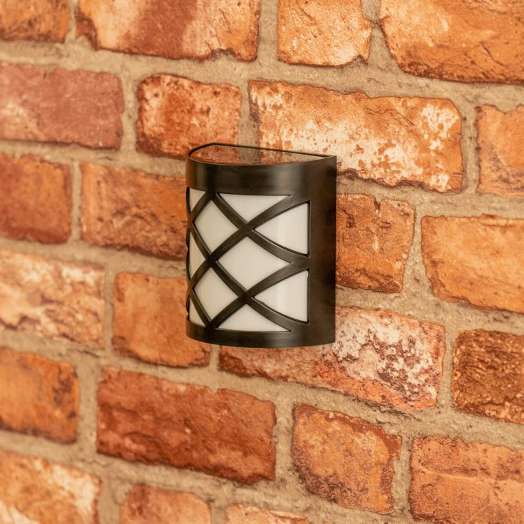 Noctura - Lampes solaires pour murs et clôtures (4 pièces)