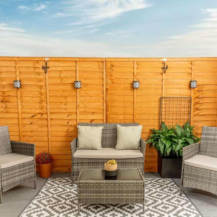 Noctura - Lampes solaires pour murs et clôtures (4 pièces)