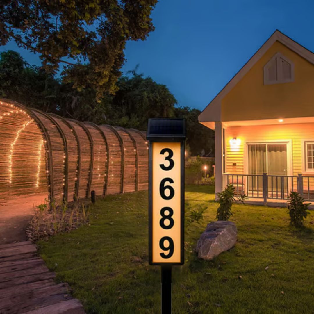 SunMark - Panneau d'adresse solaire