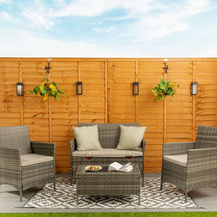 SolarFlare 4 pcs Lampe de Jardin
