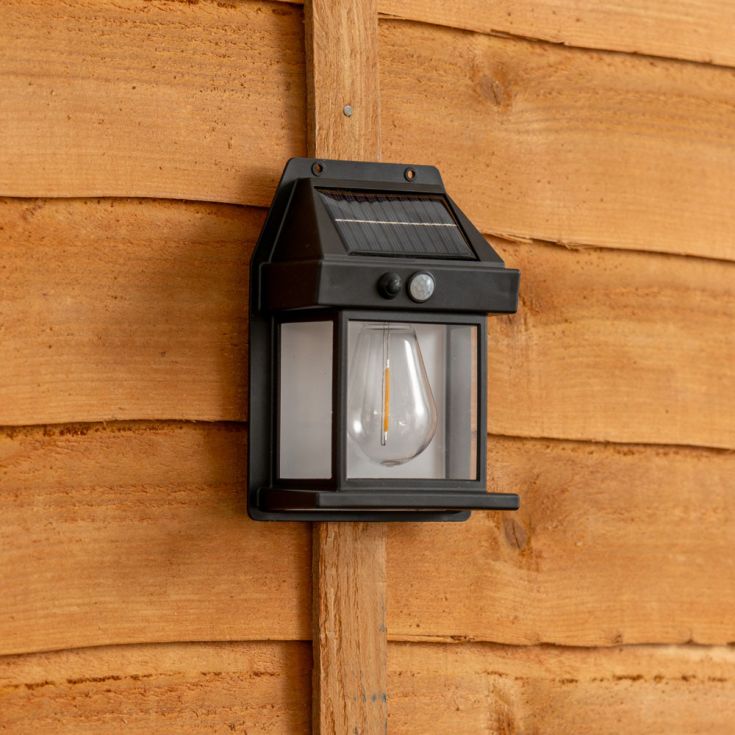 Lanternes Solaires NightGlint avec Détecteur – Lot de 4