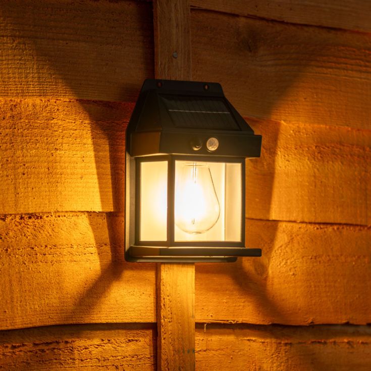 Lanternes Solaires NightGlint avec Détecteur – Lot de 4