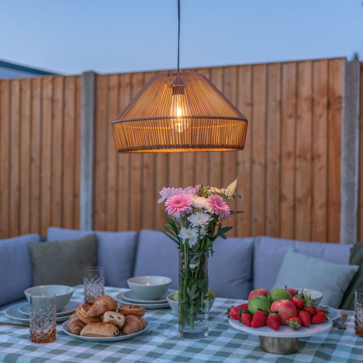 SolRattan Suspension Solaire Extérieure