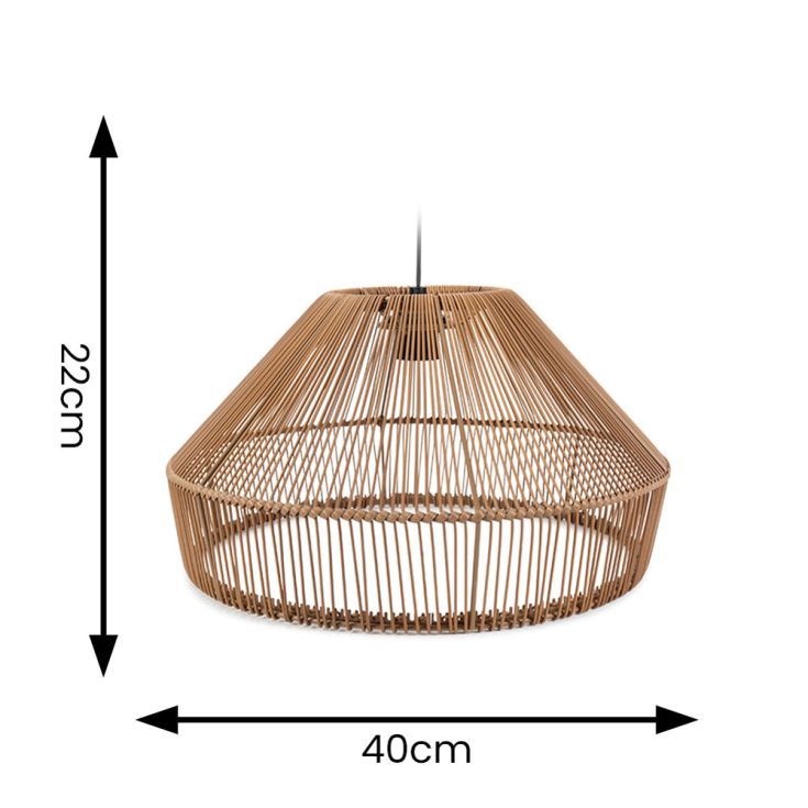 SolRattan Suspension Solaire Extérieure