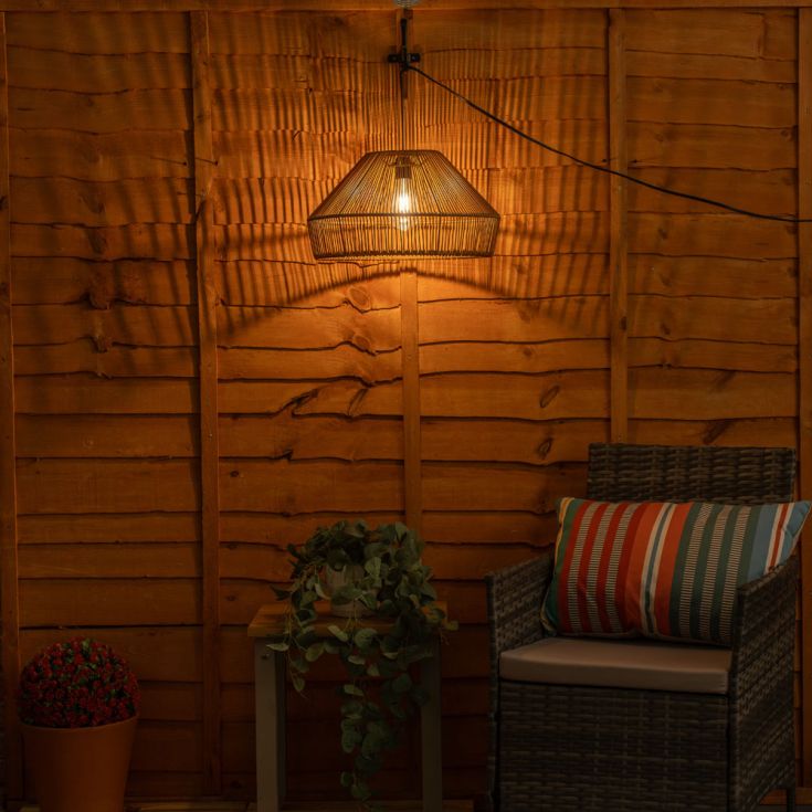 SolRattan Suspension Solaire Extérieure