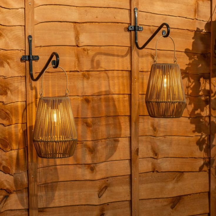 SolBamboo Lanternes Solaires – Lot de 2