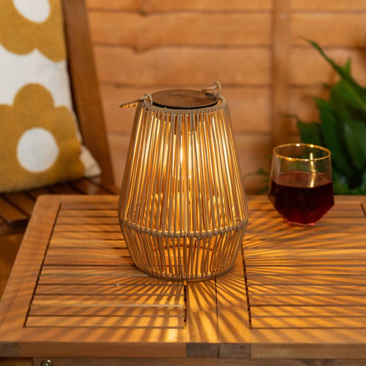 SolBamboo Lanternes Solaires – Lot de 2