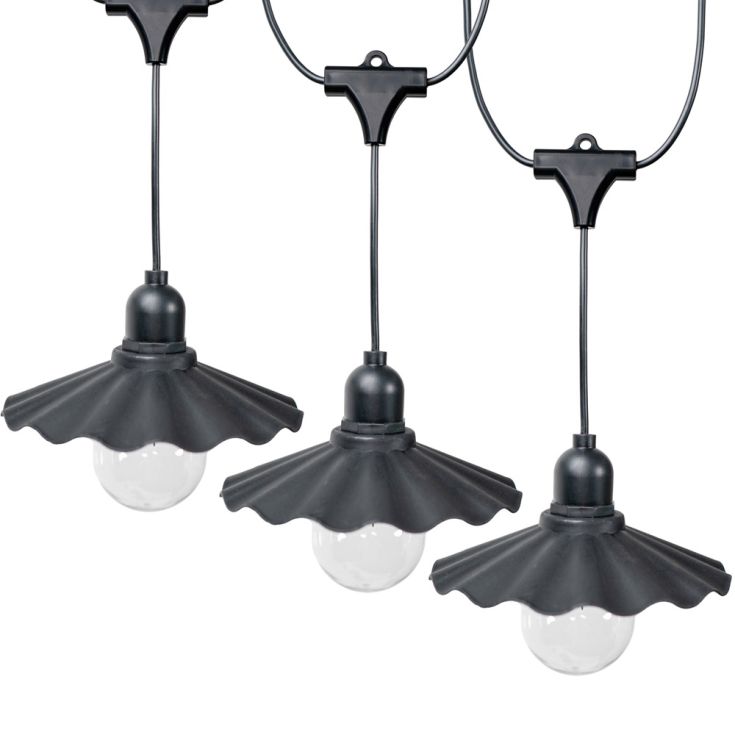 GlowDrape Guirlande Noire à Plis avec Minuterie