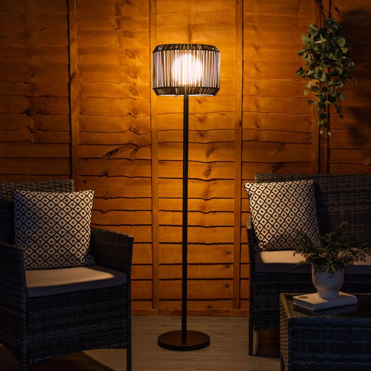 SolRattan Lampe Solaire sur Pied