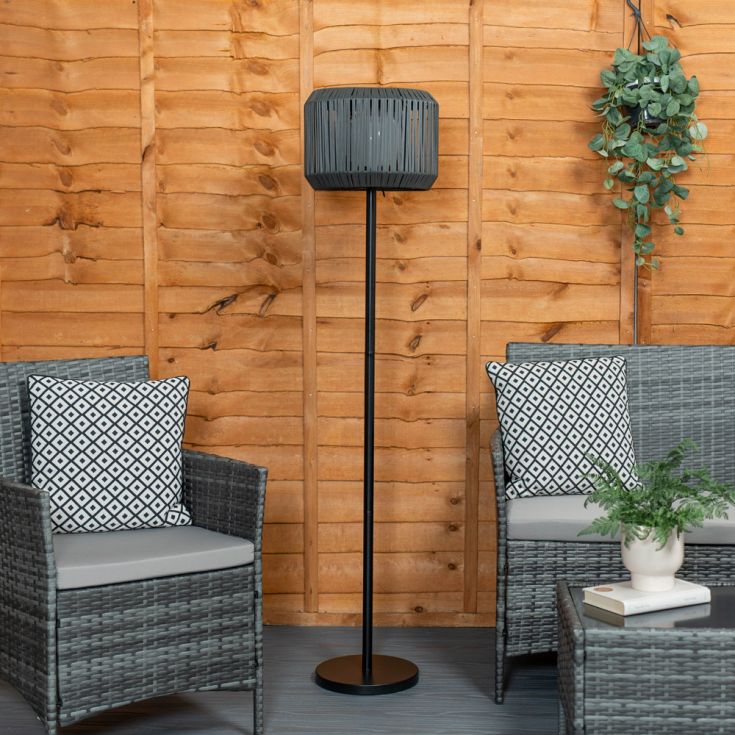 SolRattan Lampe Solaire sur Pied