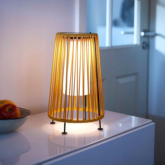 Lampadaire Solaro en rotin