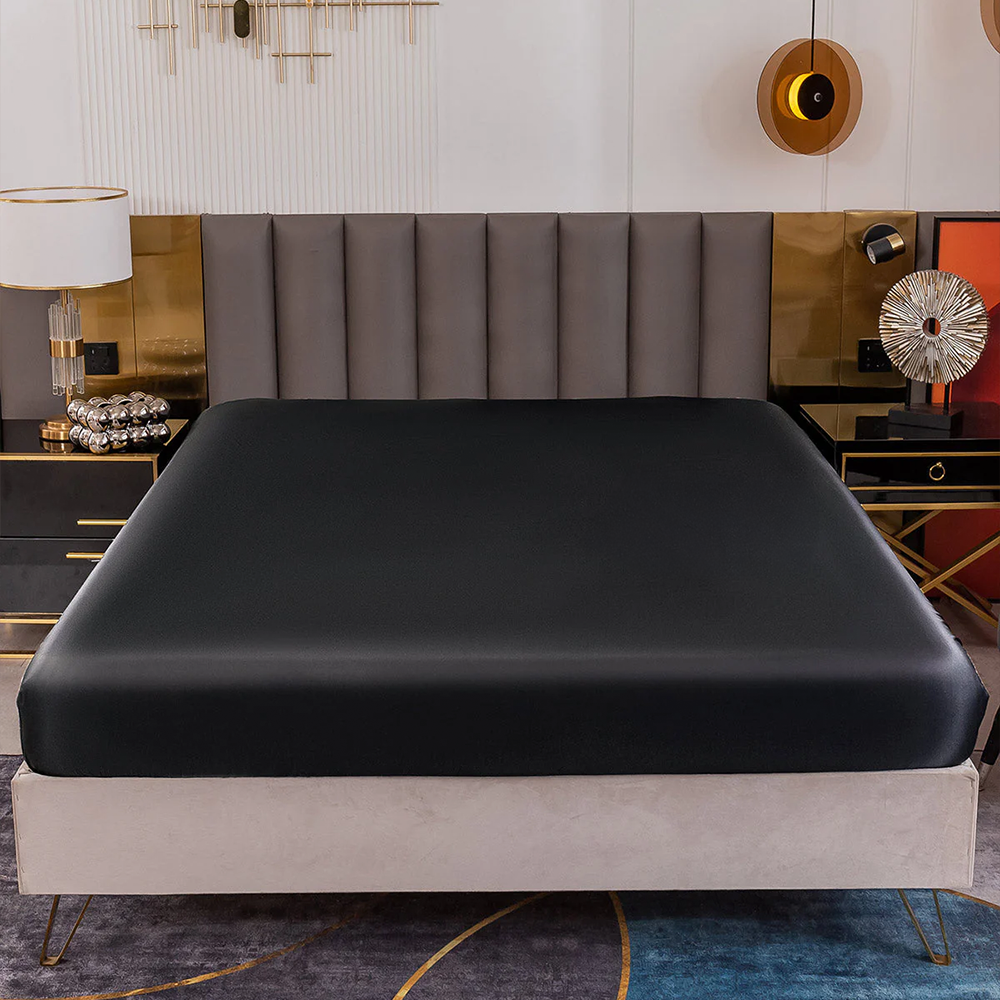 Drap-housse Satin Luxe sans couture - Sensation d'inspiration mûr