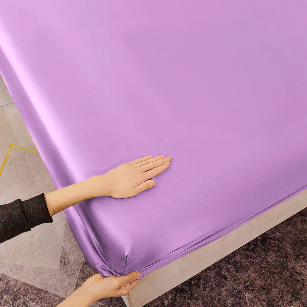 Drap-housse Satin Luxe sans couture - Sensation d'inspiration mûr