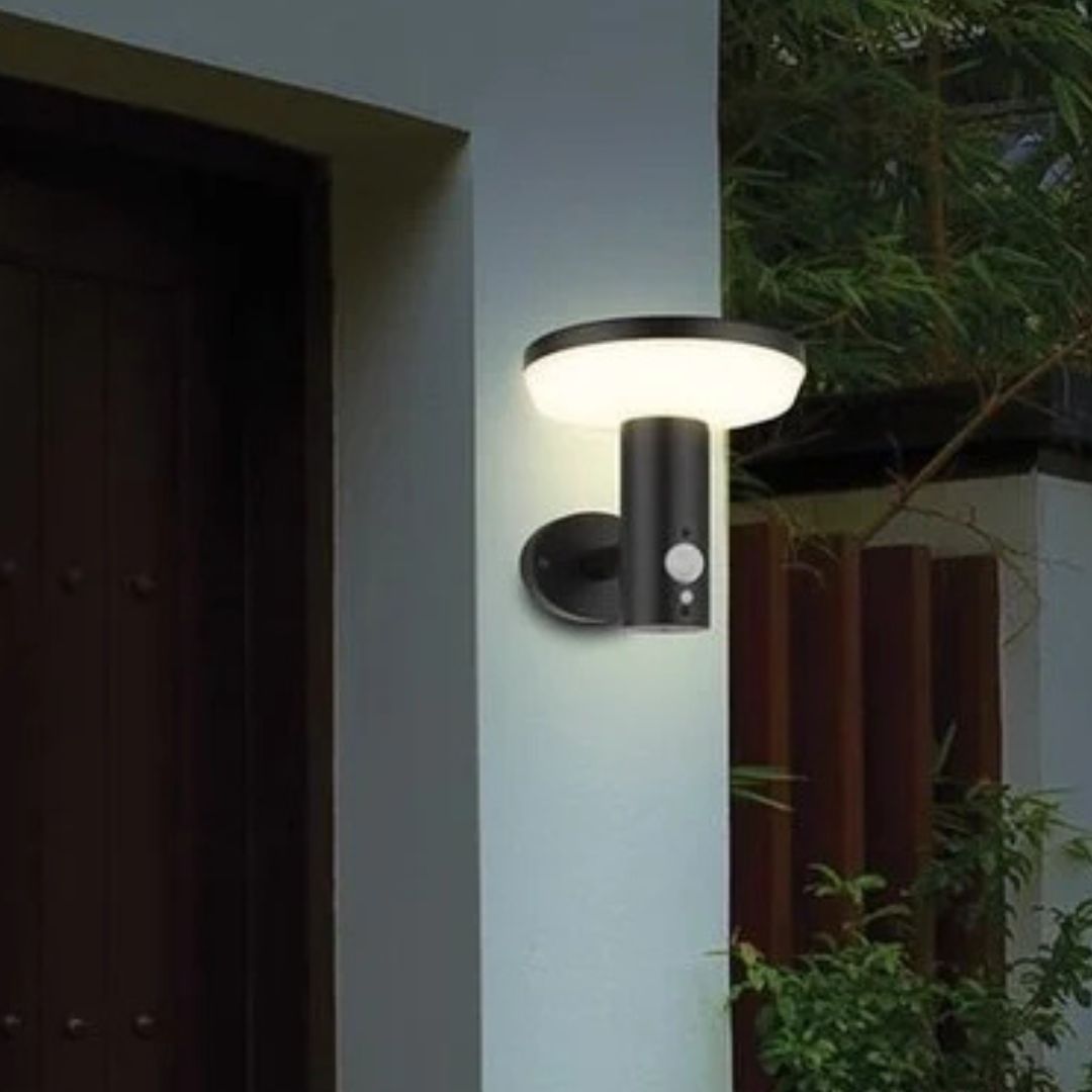 Stelia – Applique Solaire en Acier Inoxydable