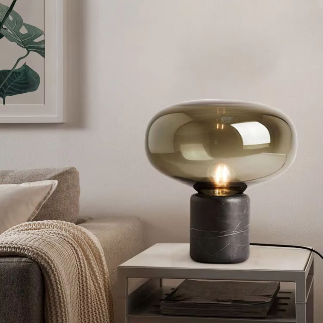 Uno - Lampe de table en marbre postmoderne