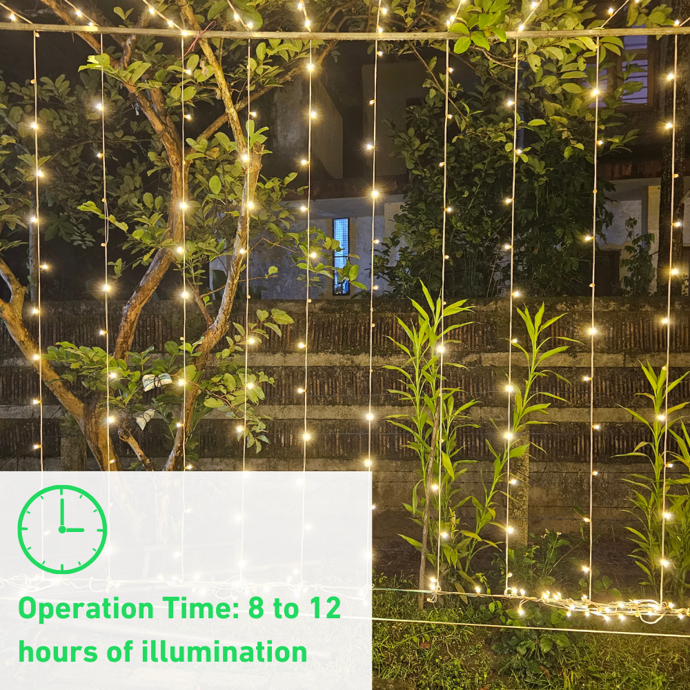 Guirlande Solaire Extérieure pour Ambiance de Jardin