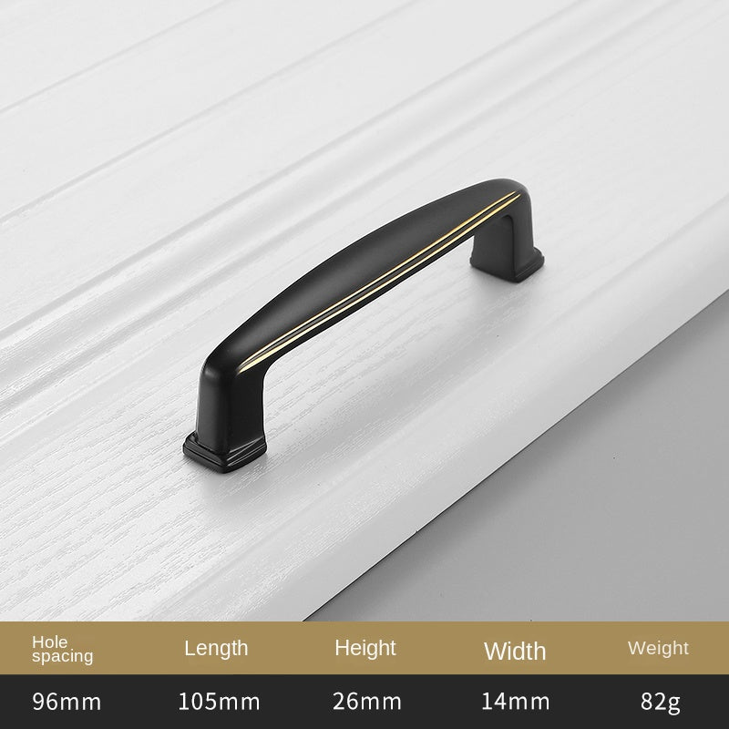 Tirette de tiroir et d'armoire intemporelle