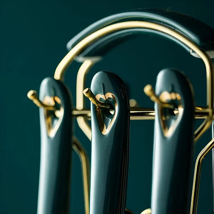 Ensemble d'ustensiles en acier inoxydable Golden Elegance