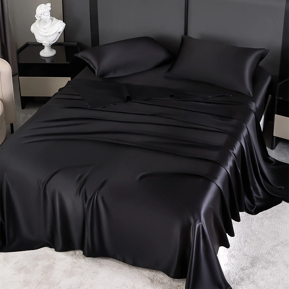 Drap-housse Satin Luxe sans couture - Sensation d'inspiration mûr