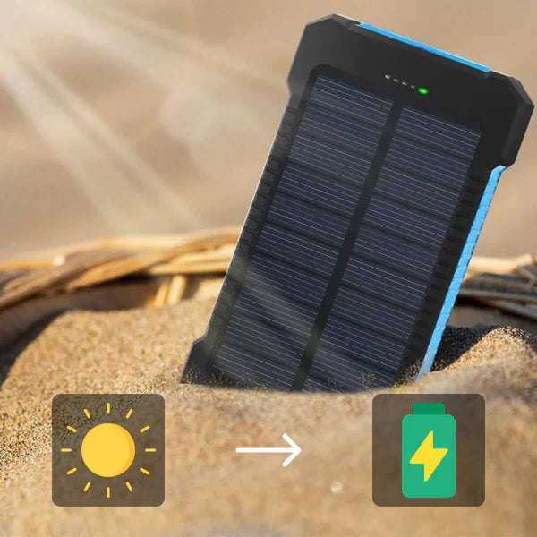 SunTrek - Banque d'alimentation solaire étanche