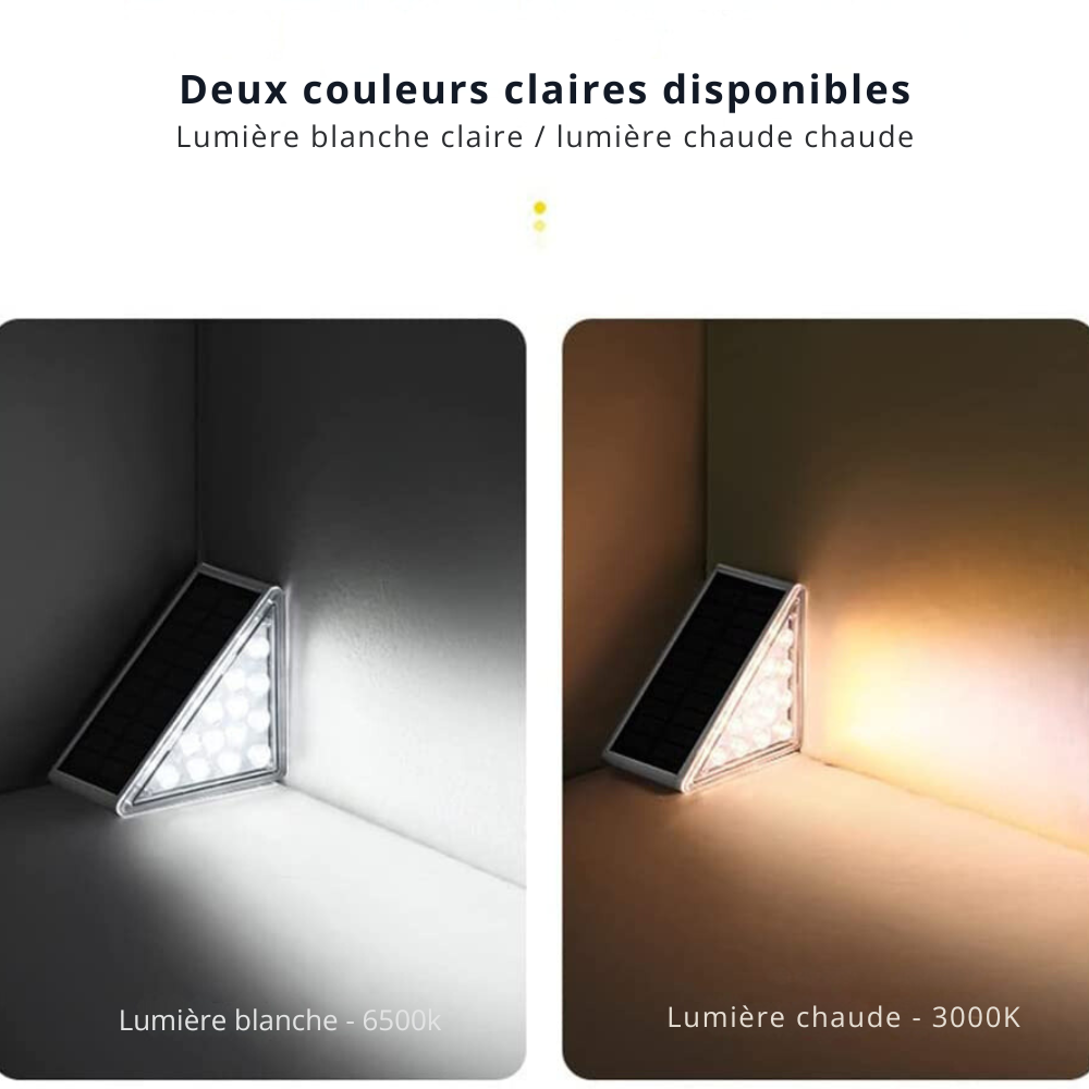 Lampes solaires d'extérieur pour escaliers