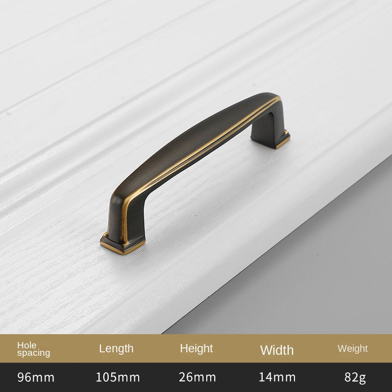 Tirette de tiroir et d'armoire intemporelle