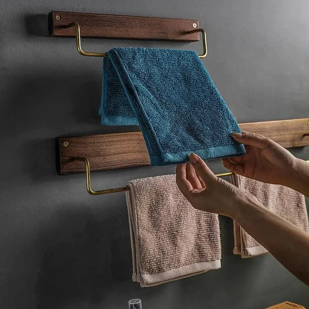 Dravis - Porte-serviettes en bois