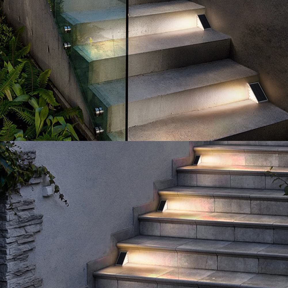 Lampes solaires d'extérieur pour escaliers