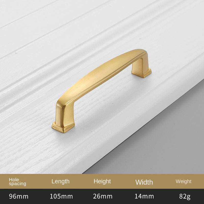 Tirette de tiroir et d'armoire intemporelle