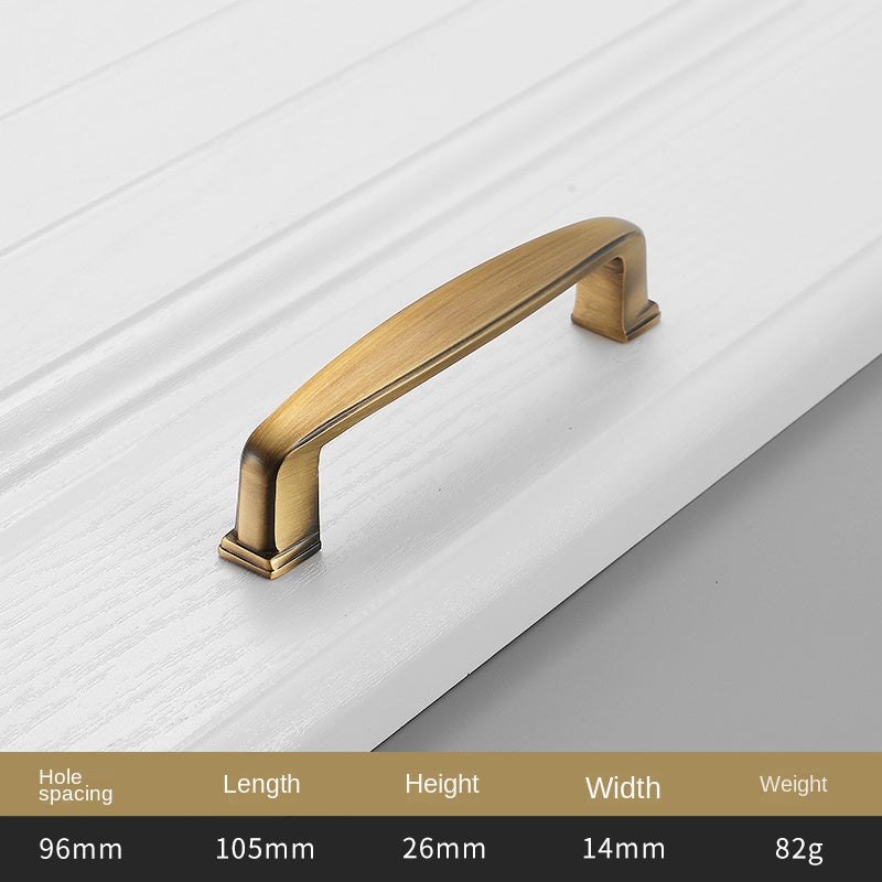 Tirette de tiroir et d'armoire intemporelle