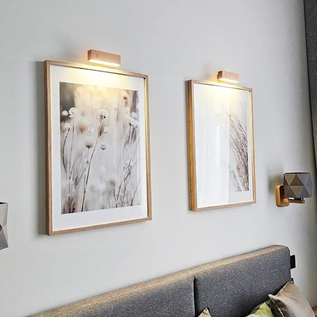 Lampe murale LED portable et rechargeable à 360