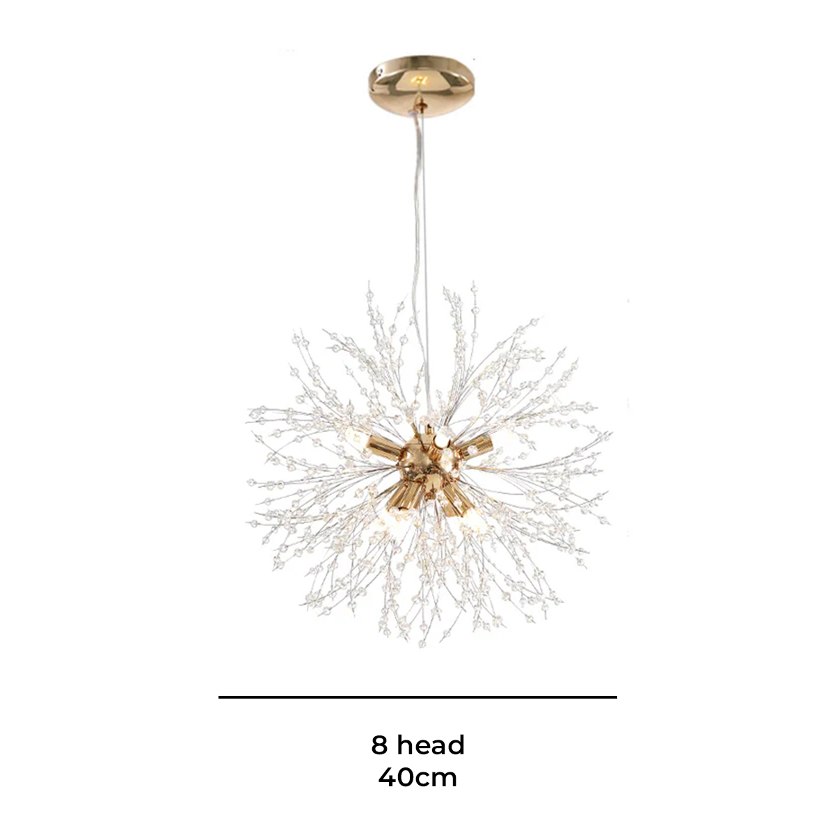 RadiantBloom – Luminaire Design LED Élégant