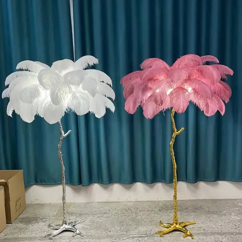 Feathra - Lampadaire plume