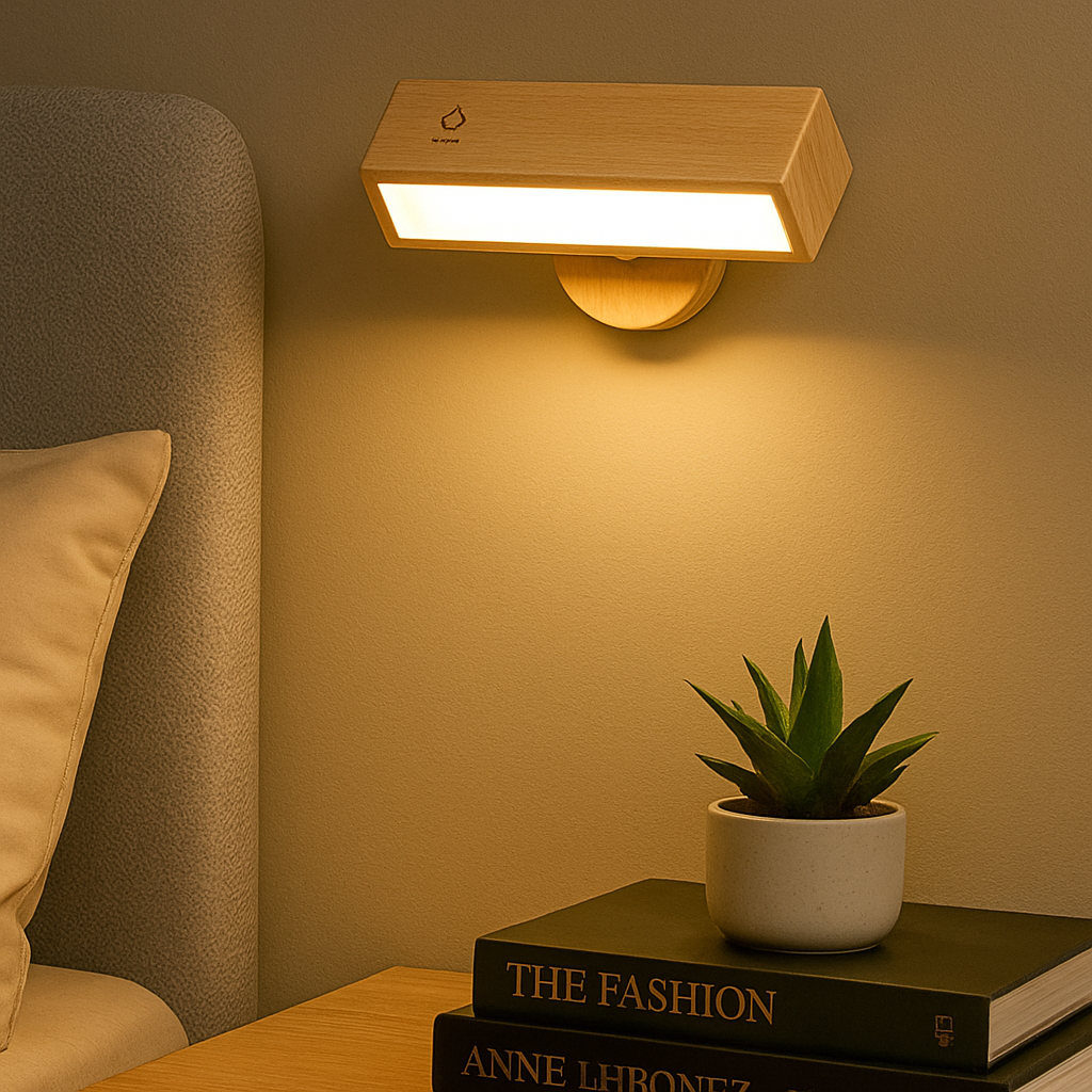 Lampe murale LED portable et rechargeable à 360