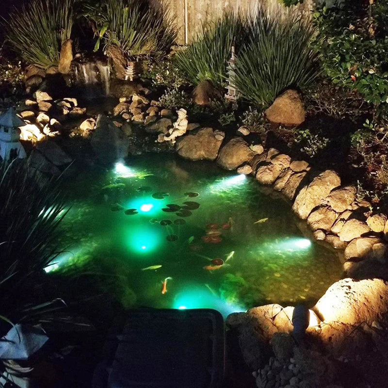 ColorWave™ - Lampes solaires RVB pour bassins et piscines