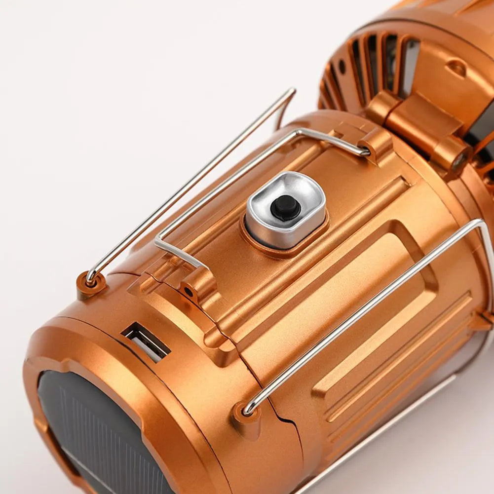 SolarBreeze - Lanterne Solaire avec Ventilateur