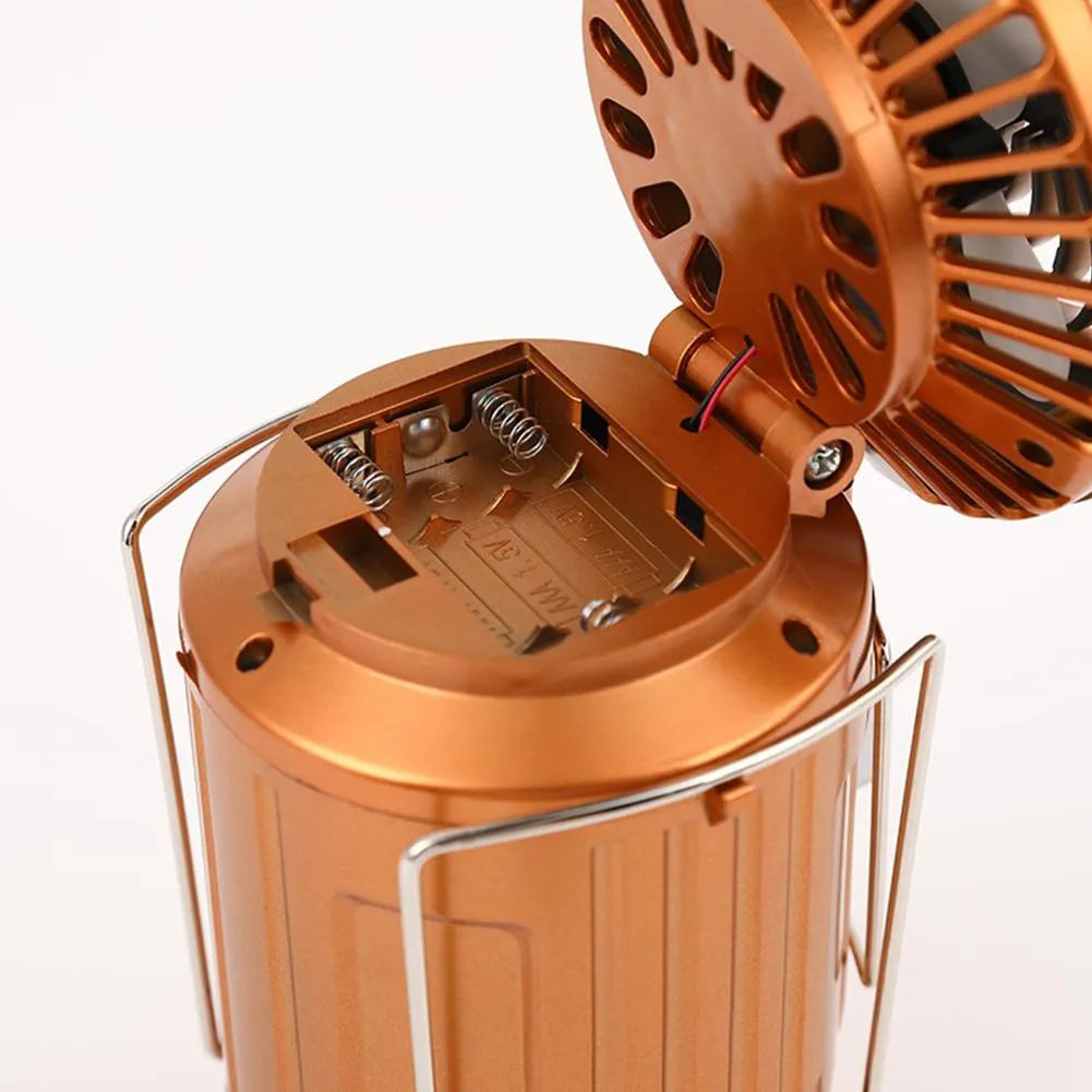 SolarBreeze - Lanterne Solaire avec Ventilateur